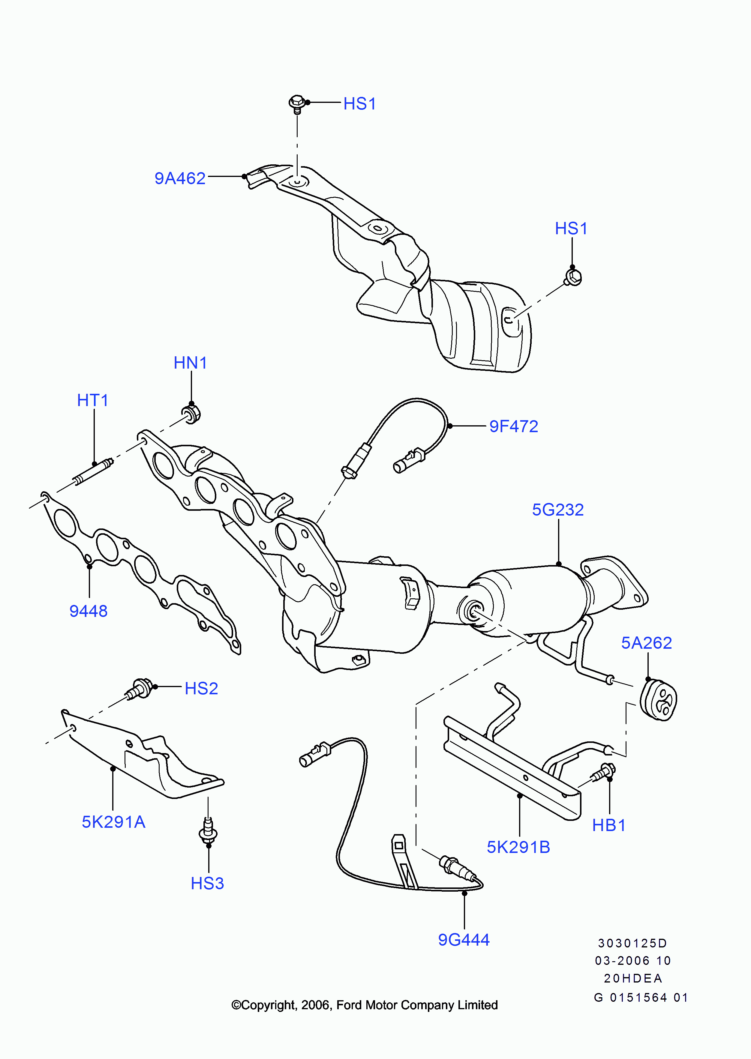 FORD 1376445 - Lambda zonde www.autospares.lv