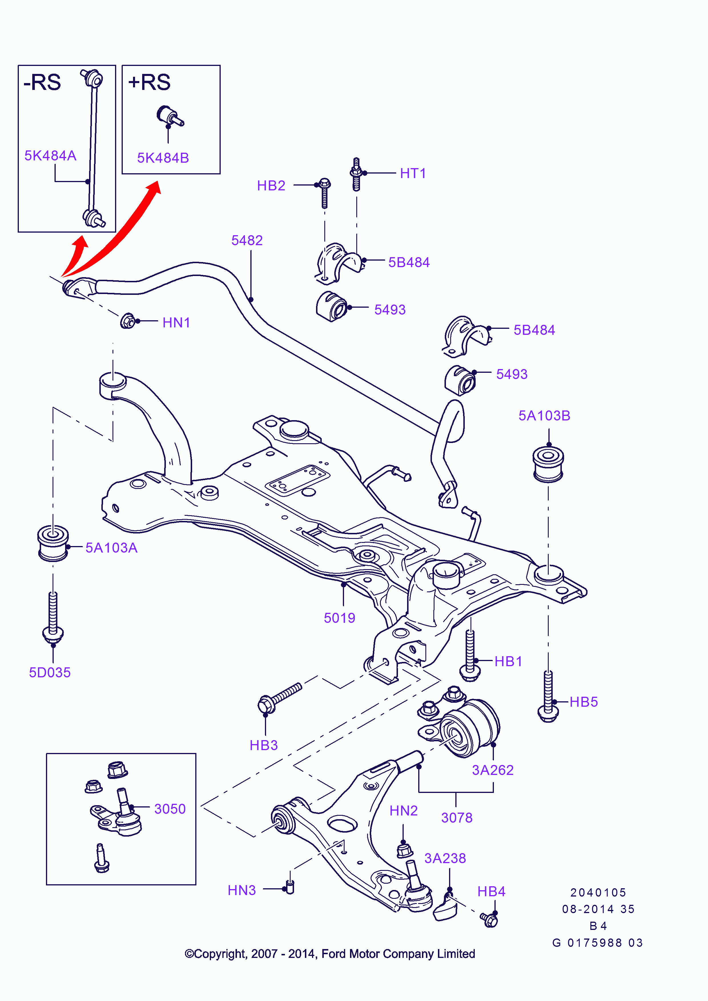 FORD 1883046 - Bush of Control / Trailing Arm www.autospares.lv