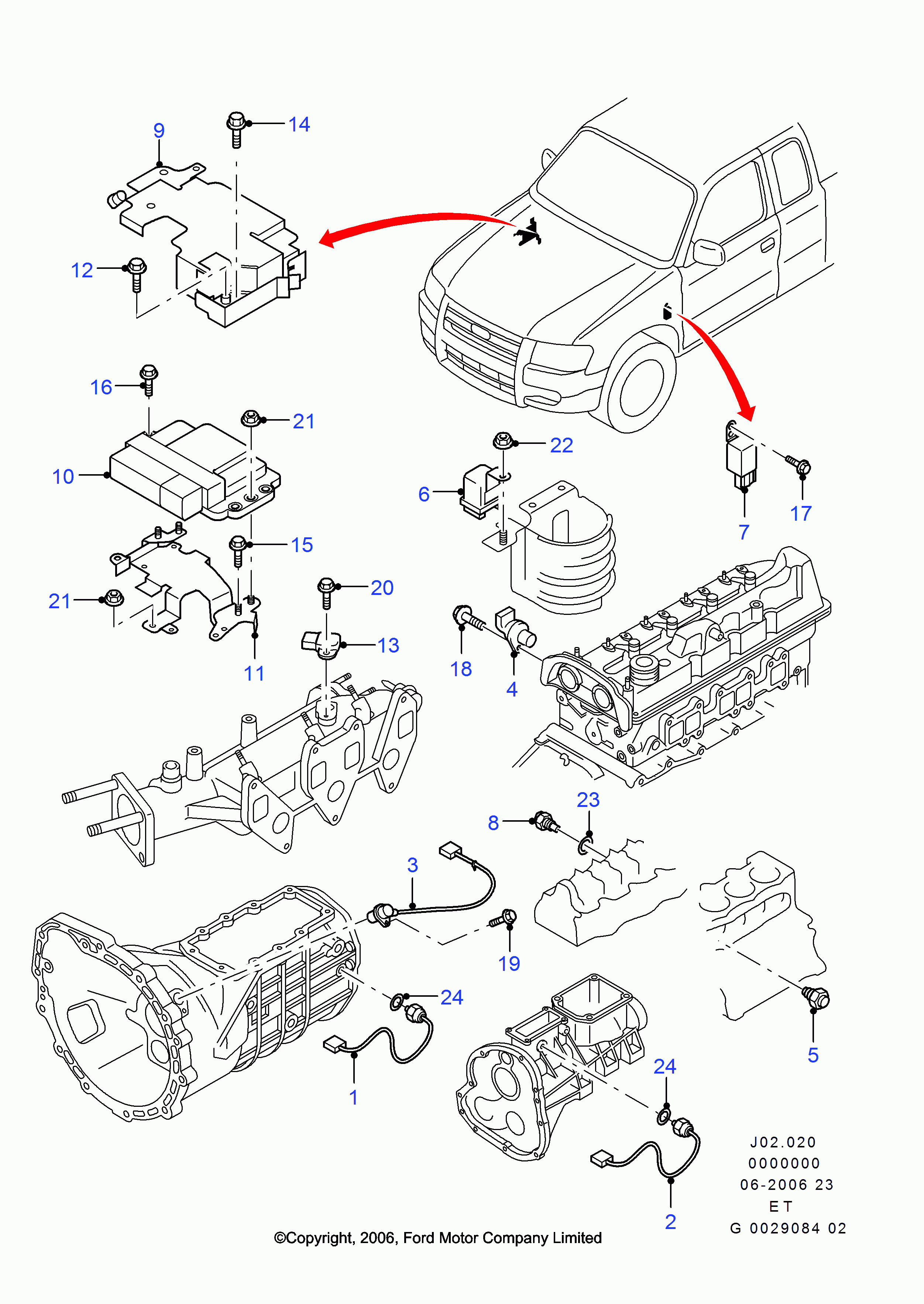 FORD USA 1 448 377 - Devējs, Dzesēšanas šķidruma temperatūra www.autospares.lv