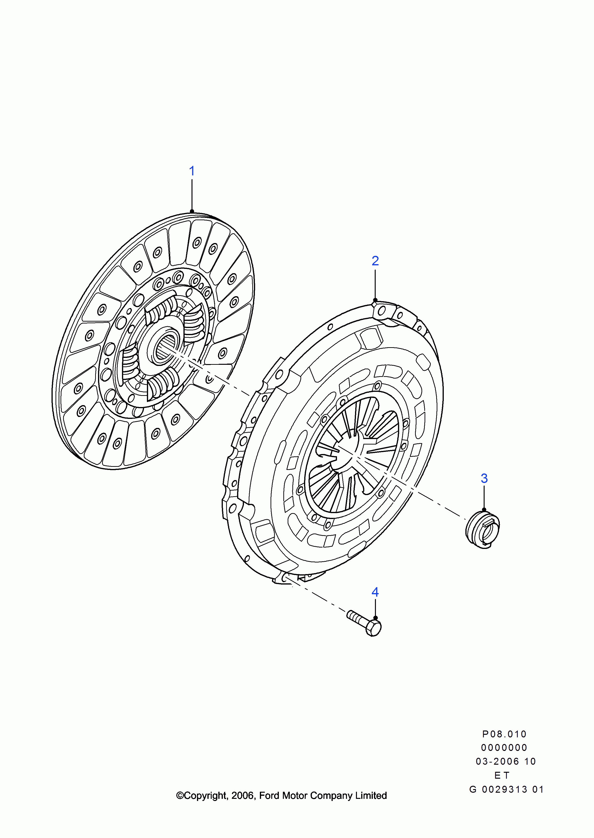 FORD 1496282 - Sajūga komplekts www.autospares.lv