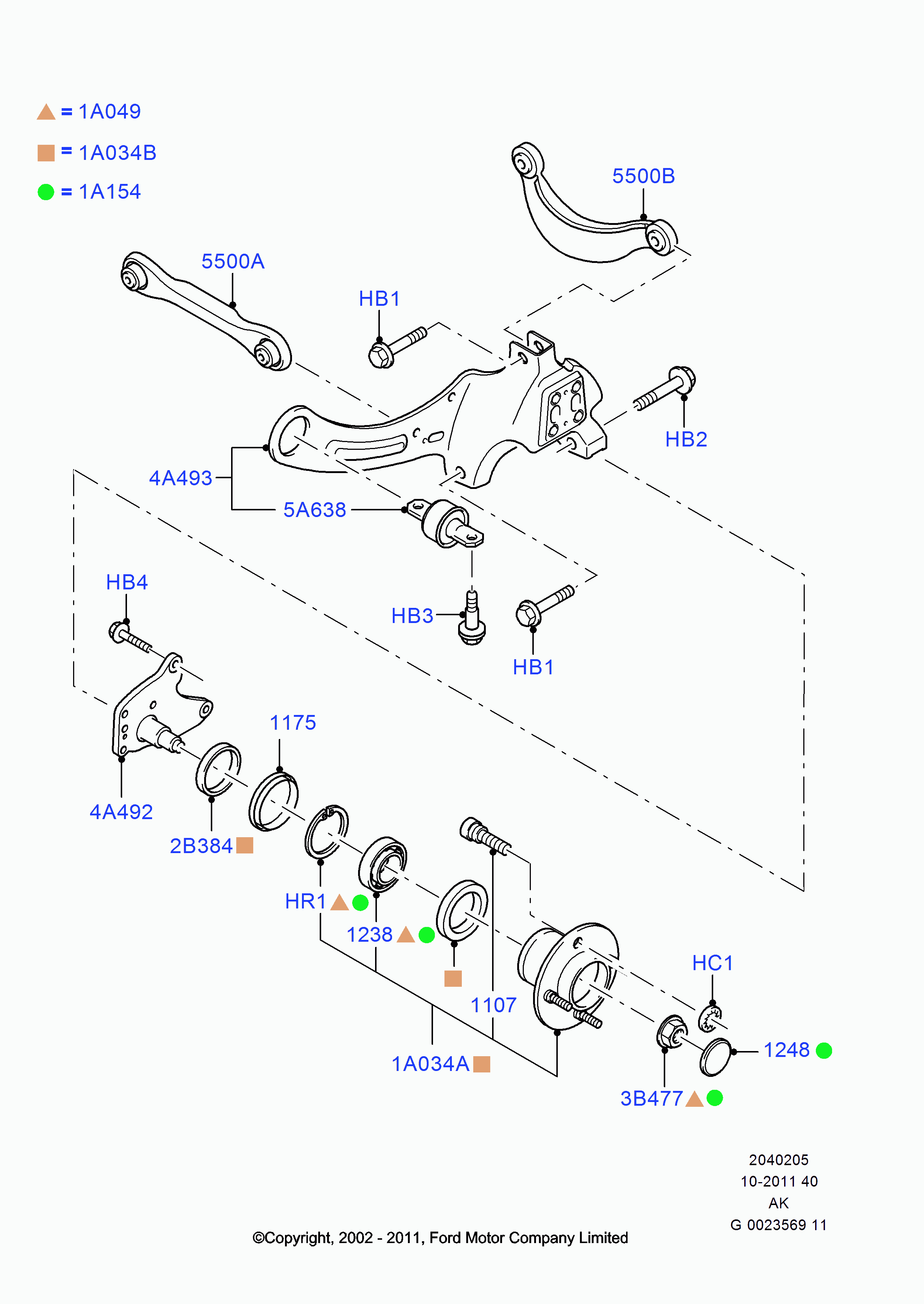 FORD 1105524 - Neatkarīgās balstiekārtas svira, Riteņa piekare autospares.lv