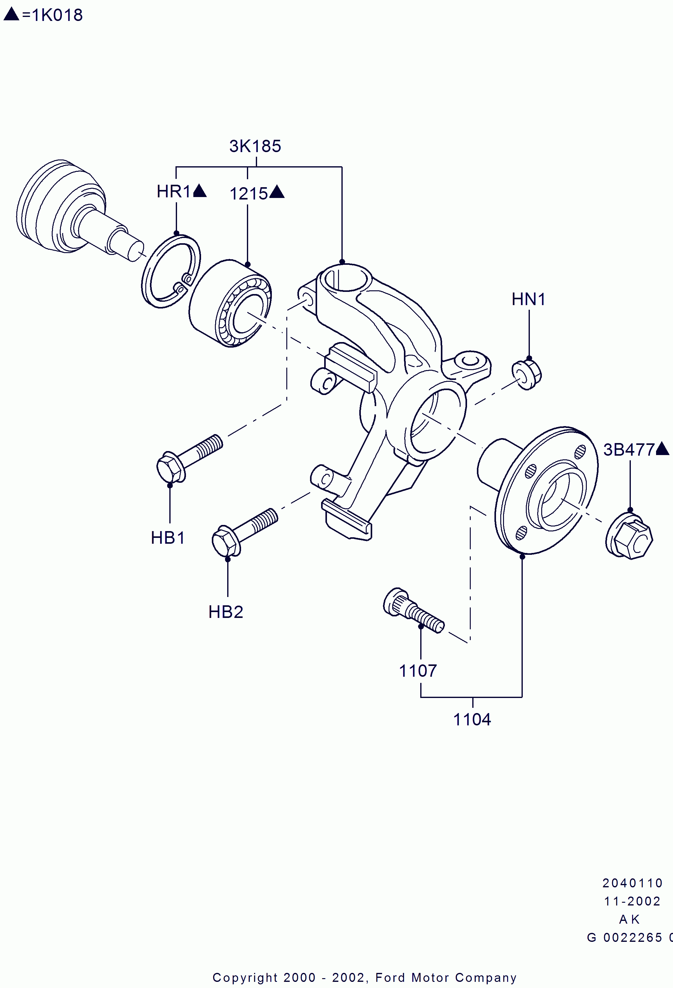 FORD 1112547 - Riteņa rumbas gultņa komplekts autospares.lv