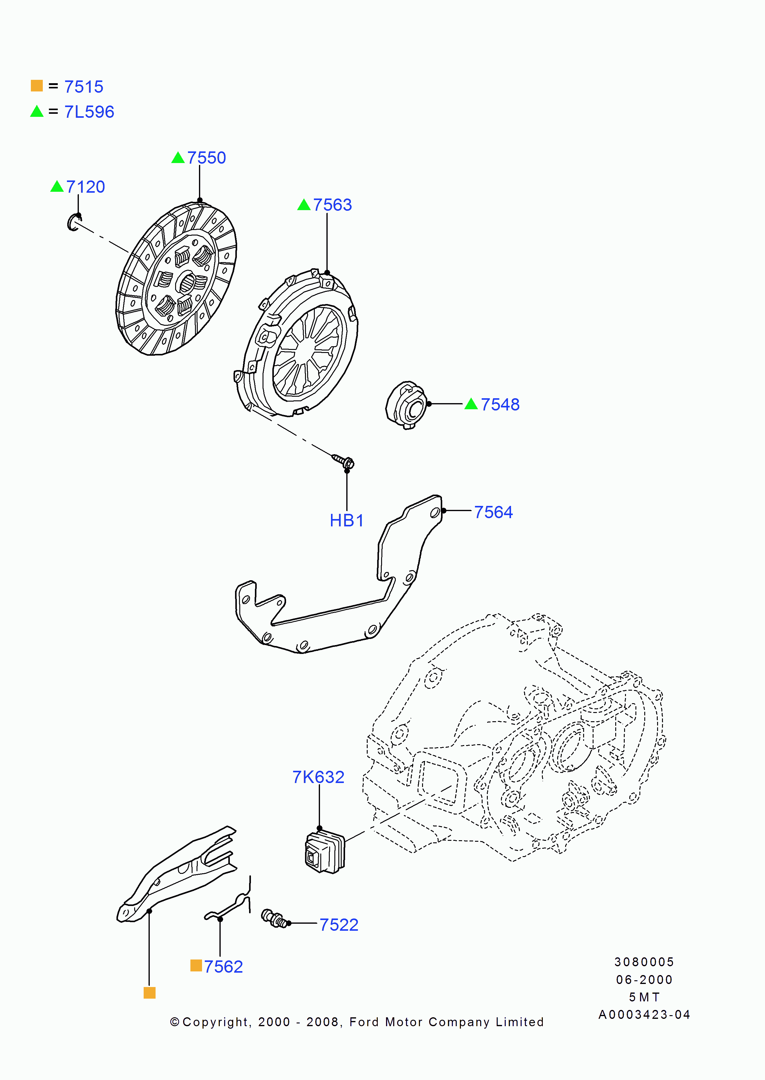 FORD 1365314 - Izspiedējgultnis autospares.lv