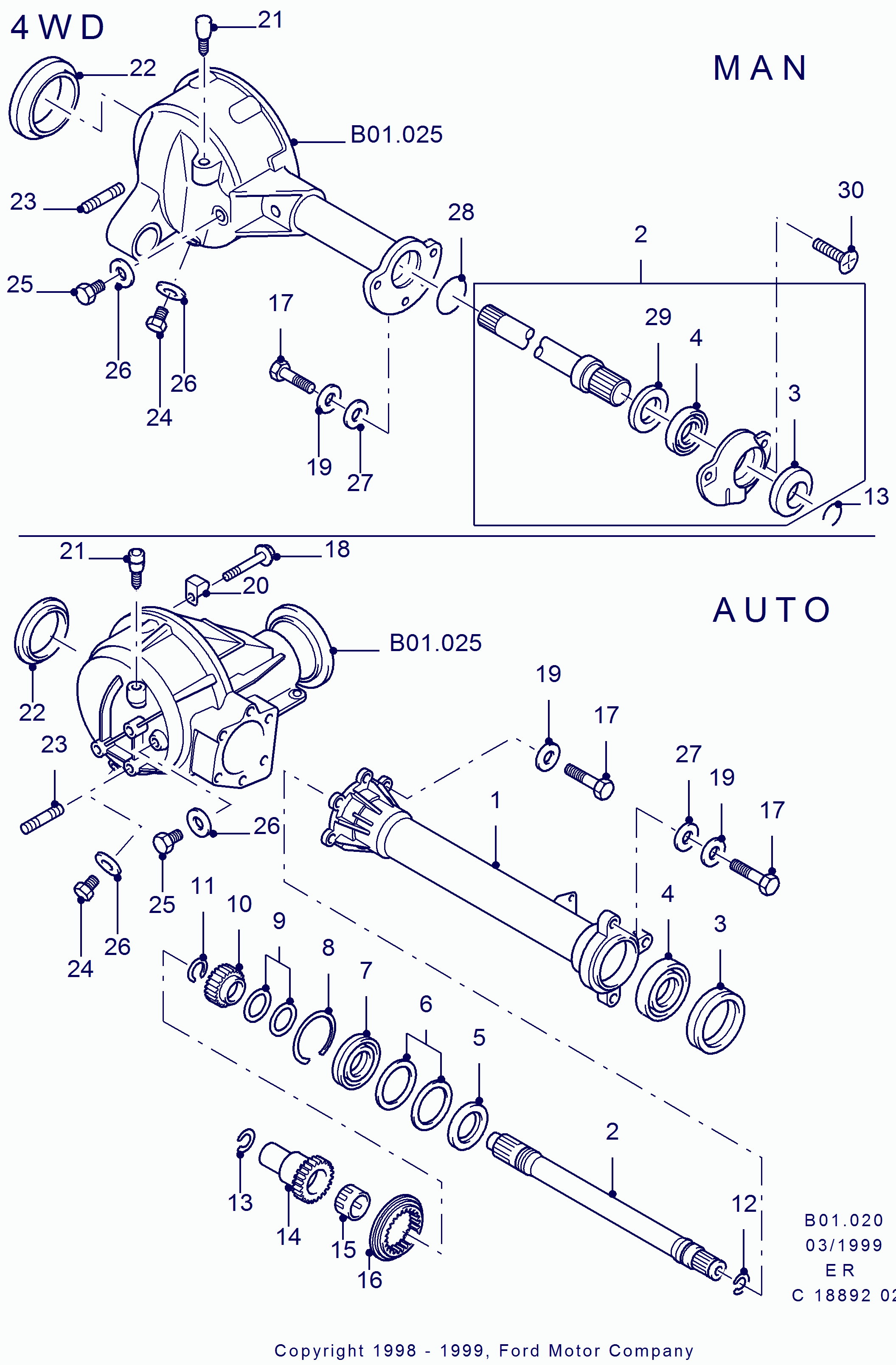 FORD 3415613 - Wheel hub, bearing Kit www.autospares.lv