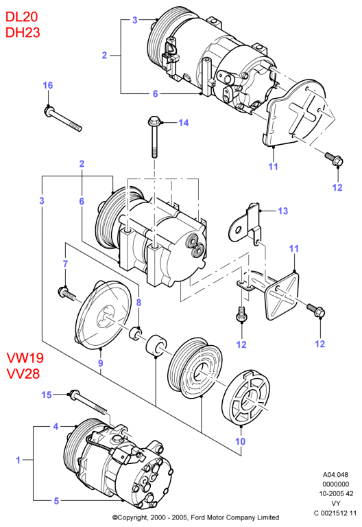 Seat 1458685 - Compressor, air conditioning www.autospares.lv