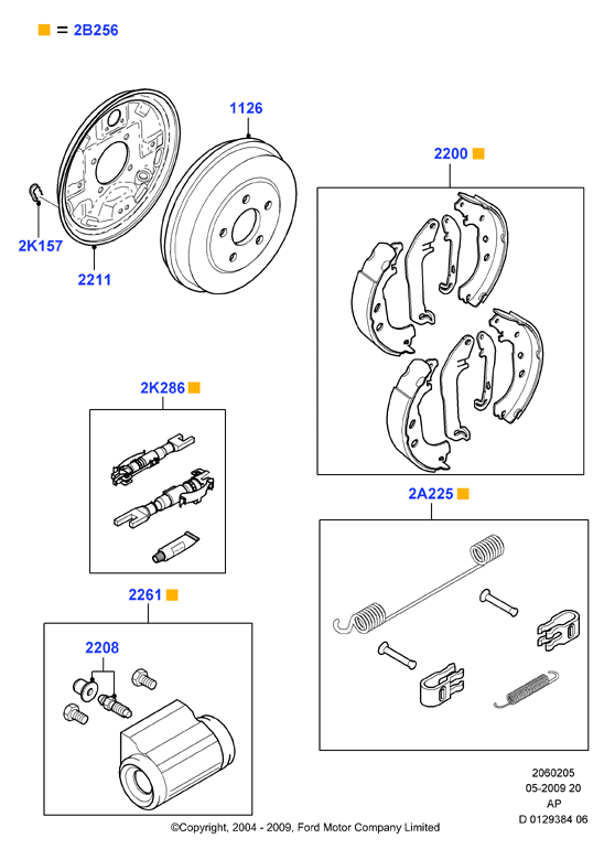 FORD 1385739 - Riteņa bremžu cilindrs www.autospares.lv