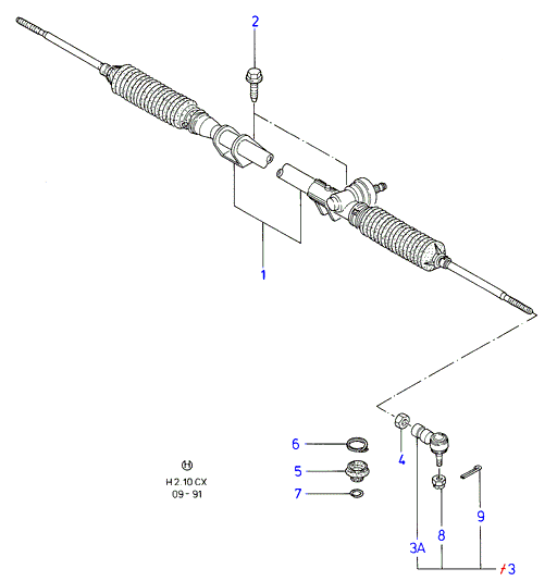 FORD 6163015 - Stūres mehānisms autospares.lv