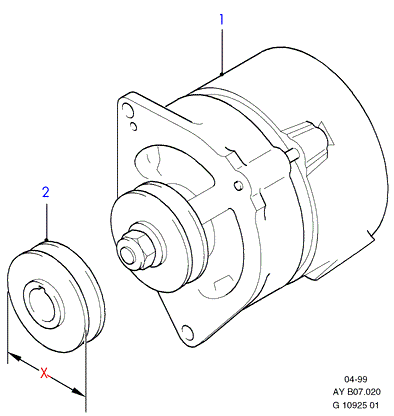 Opel 1406046 - Ģenerators autospares.lv