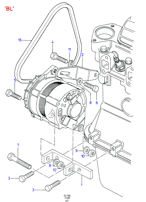 FORD 6196578 - Ķīļsiksna autospares.lv