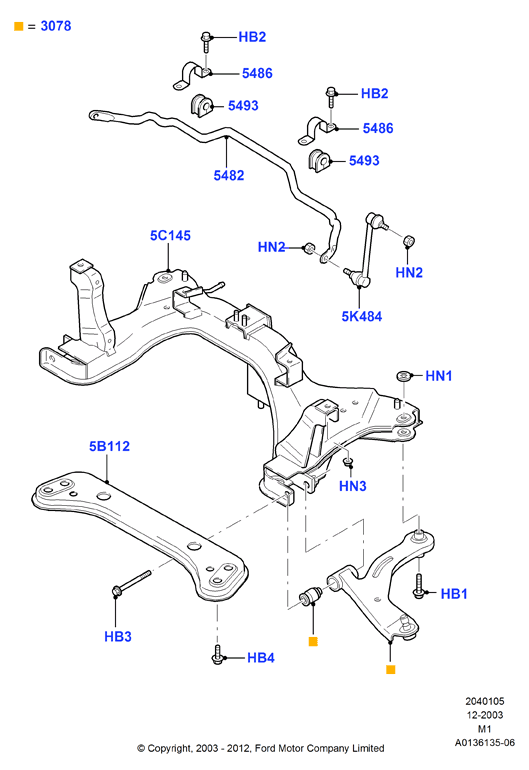 FORD 4974675 - Рычаг подвески колеса www.autospares.lv