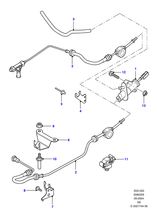 FORD 1351651 - Galvenais cilindrs, Sajūgs www.autospares.lv