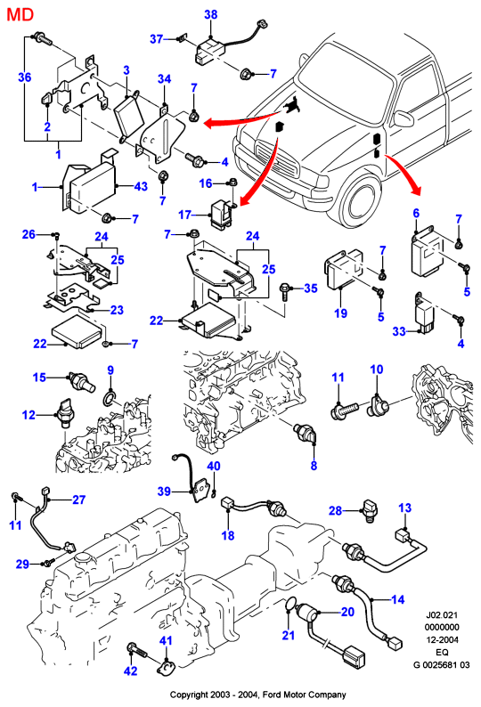 FORD 2029384 - Devējs, Eļļas spiediens www.autospares.lv