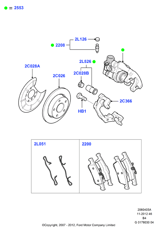 FORD 2080513 - Тормозной суппорт www.autospares.lv