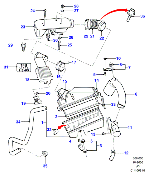 Cummins 3800471 - Турбина, компрессор www.autospares.lv