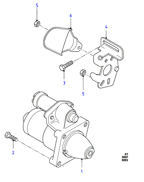 FORD USA 1478331 - Starter www.autospares.lv