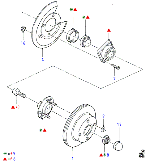 FORD 6669777 - Virzītājčaulu komplekts, Bremžu suports www.autospares.lv