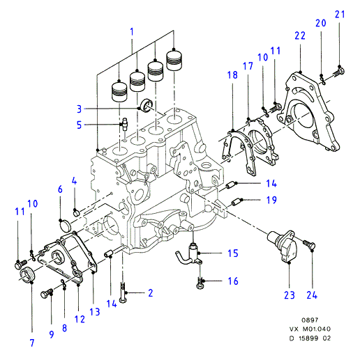 FORD 1078729 - Vārpstas blīvgredzens, Kloķvārpsta autospares.lv