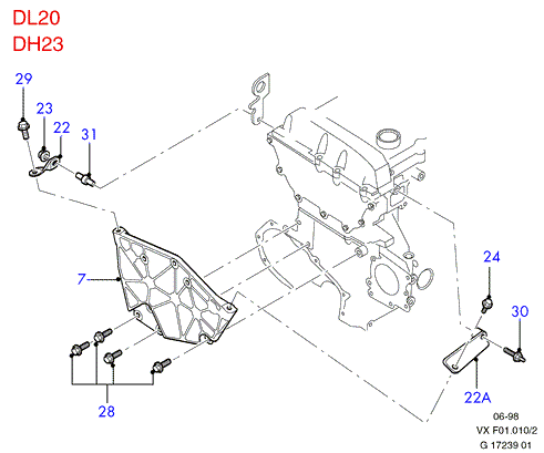 Seat 1 003 437 - Piekare, Šķērssvira autospares.lv