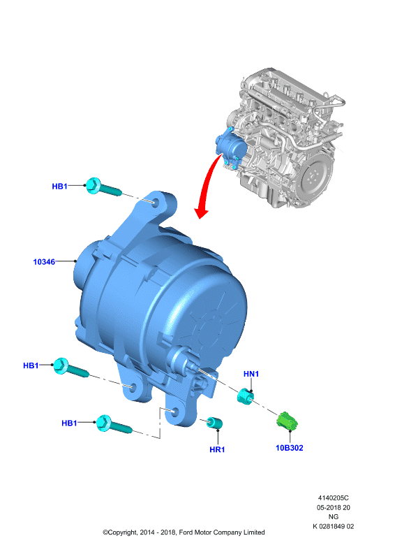 FORD 2015142 - Ģenerators www.autospares.lv