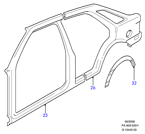 FORD 6136889 - Šķeltkniede www.autospares.lv