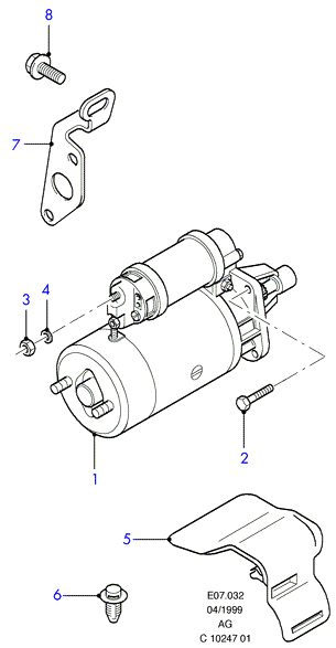 FORD 1416217 - Starteris www.autospares.lv