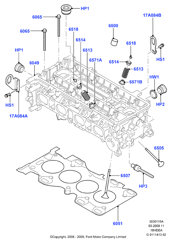 FORD 1845565 - Ķīļsiksna www.autospares.lv