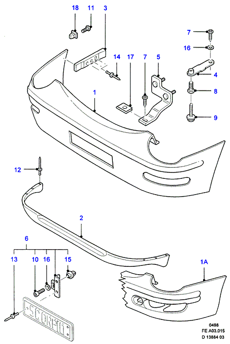 FORD 1555002 - Rivet, 4.8MM www.autospares.lv