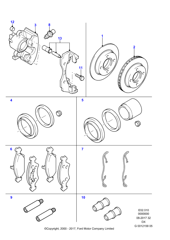 FORD 1112542 - Тормозной диск www.autospares.lv