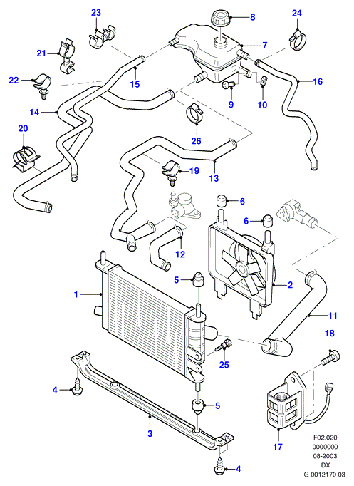 FORD 1040652 - Radiator Hose www.autospares.lv