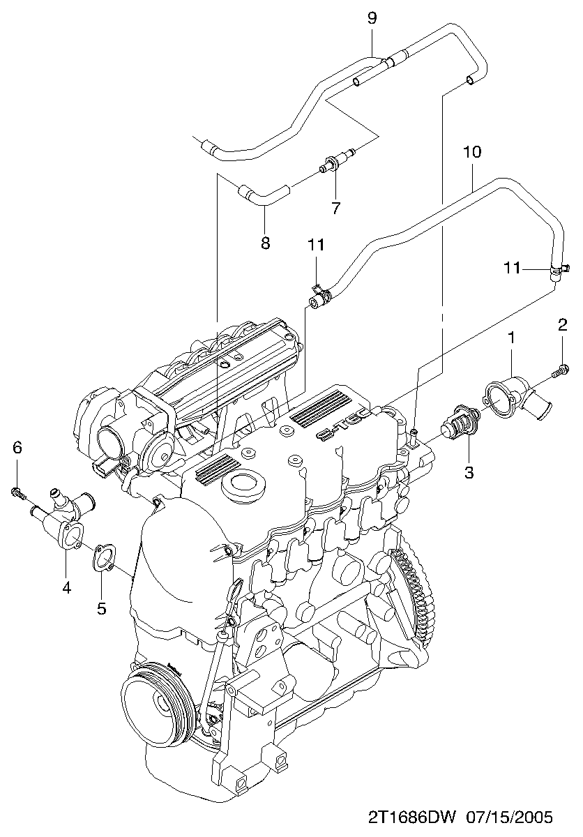 Daihatsu 96610574 - Termostats, Dzesēšanas šķidrums autospares.lv