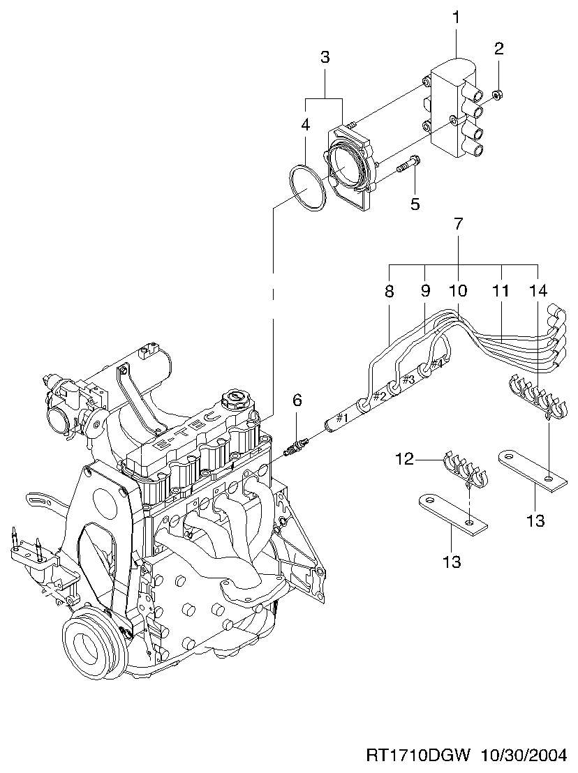 Hummer 96253555 - Катушка зажигания www.autospares.lv