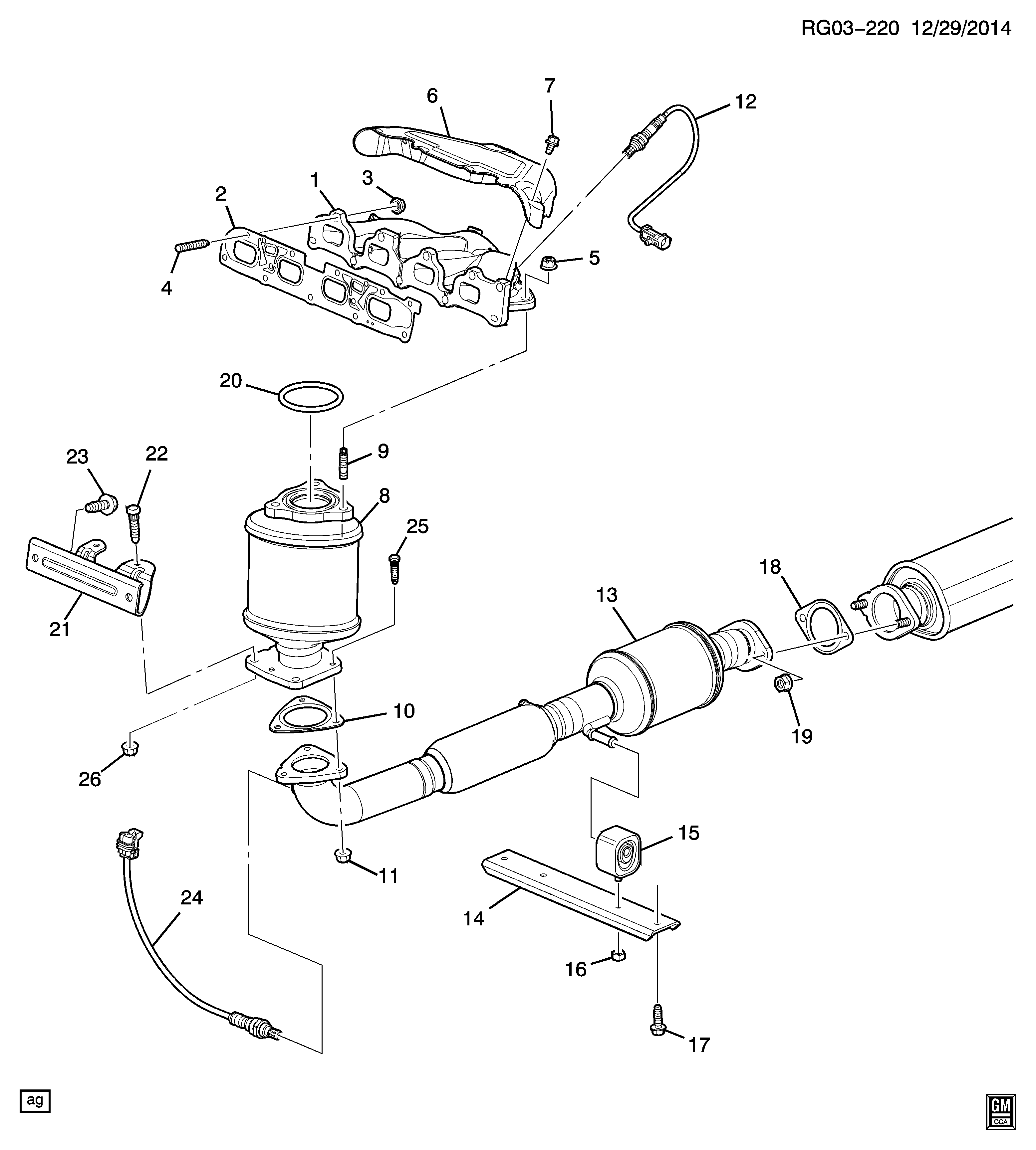 Chevrolet 12617648 - Lambda zonde autospares.lv