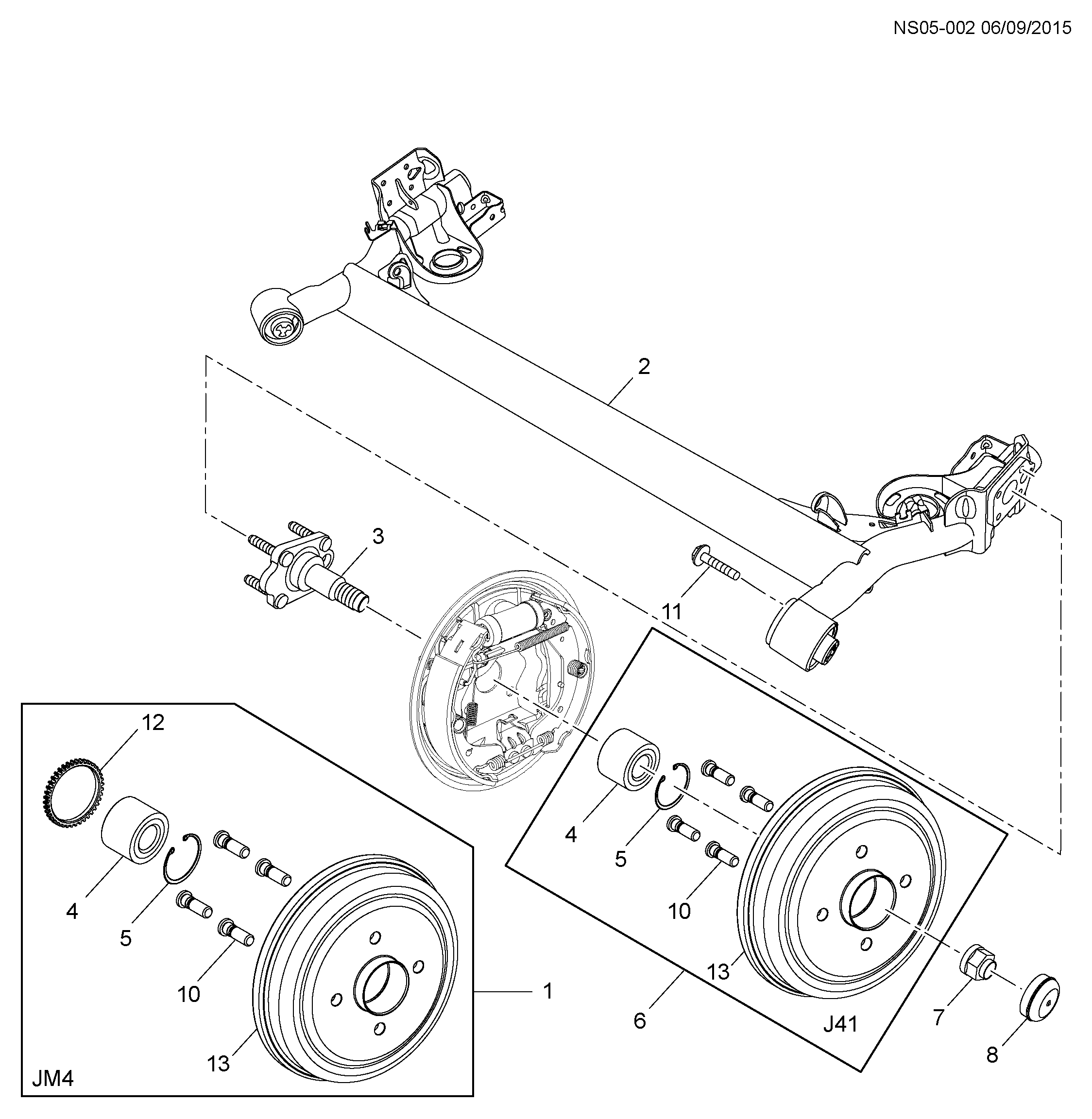 DAEWOO 94535214 - Riteņa rumbas gultņa komplekts autospares.lv