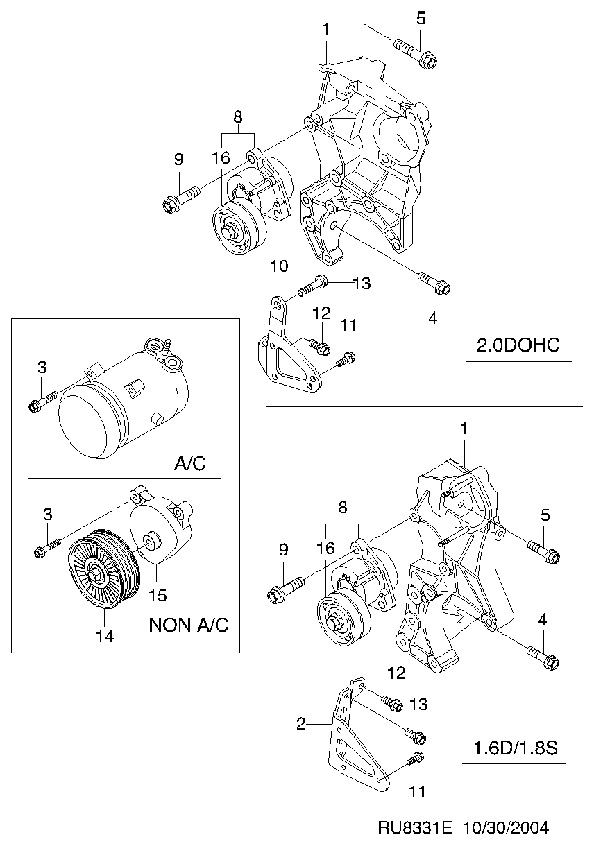 DAEWOO 96344236 - Parazīt / Vadrullītis, Ķīļrievu siksna autospares.lv