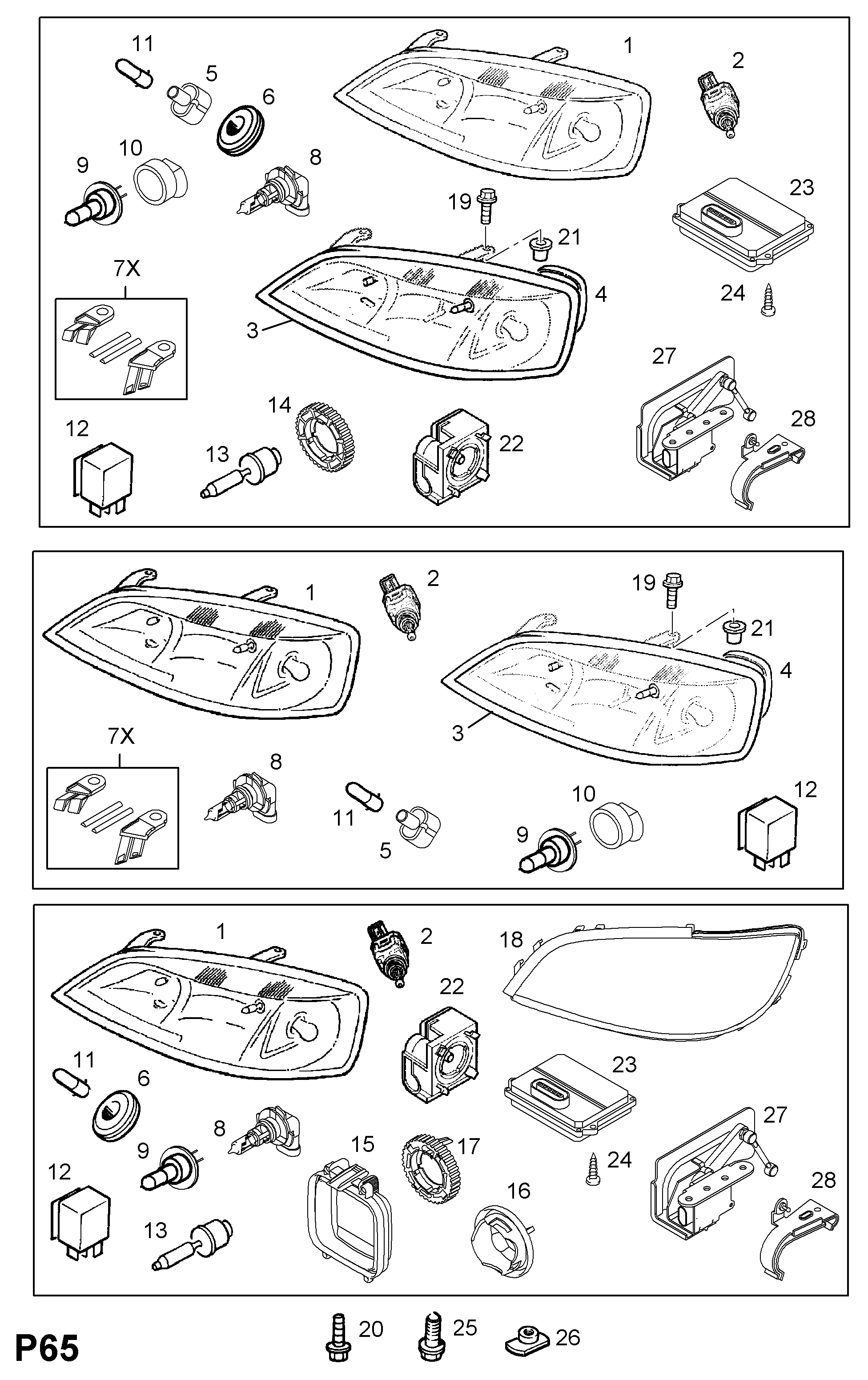 Opel 20 98 948 - Kvēlspuldze, Miglas lukturis autospares.lv