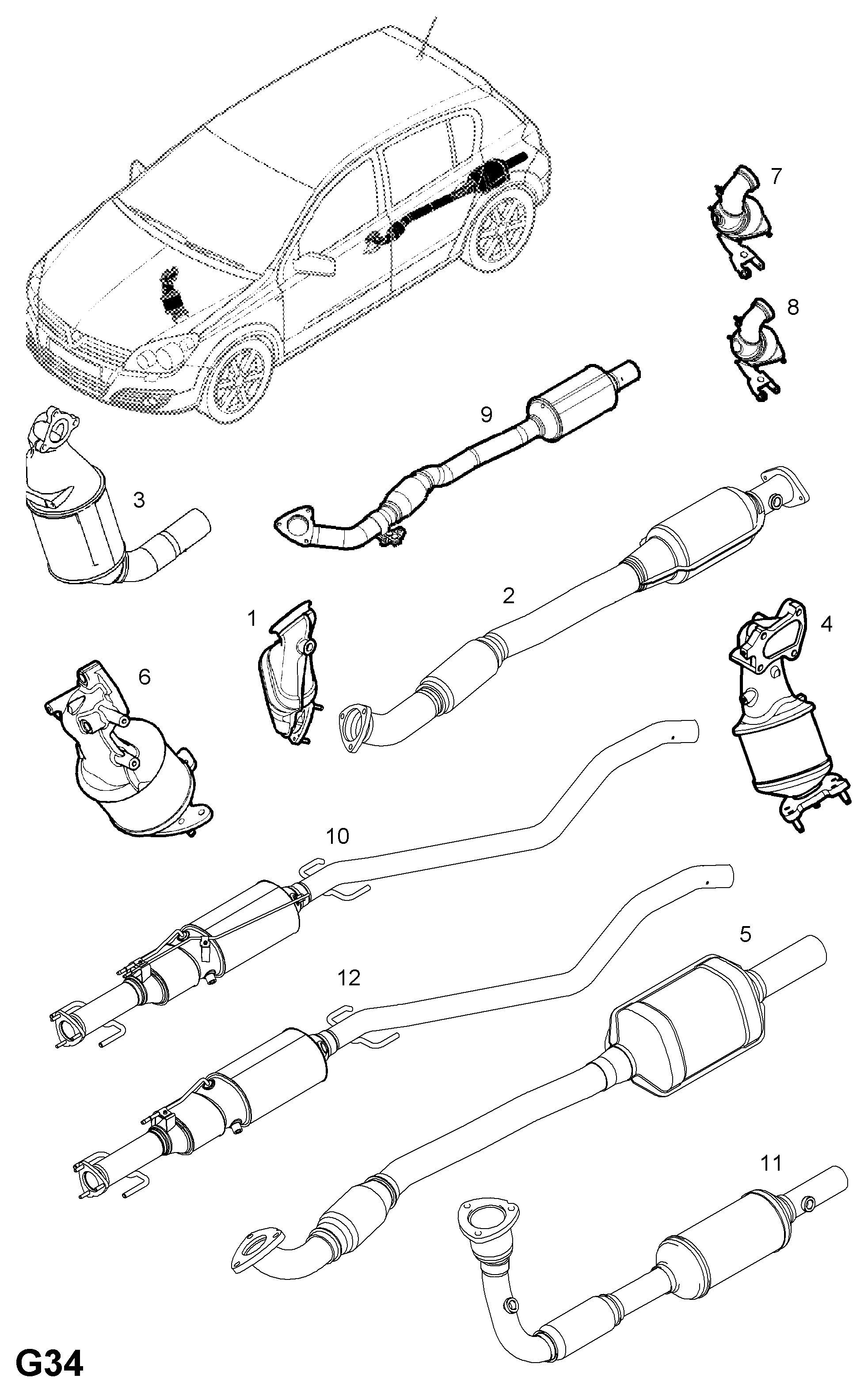 Opel 855665 - Asortiments, Sodrēju / Daļiņu filtra remonts autospares.lv