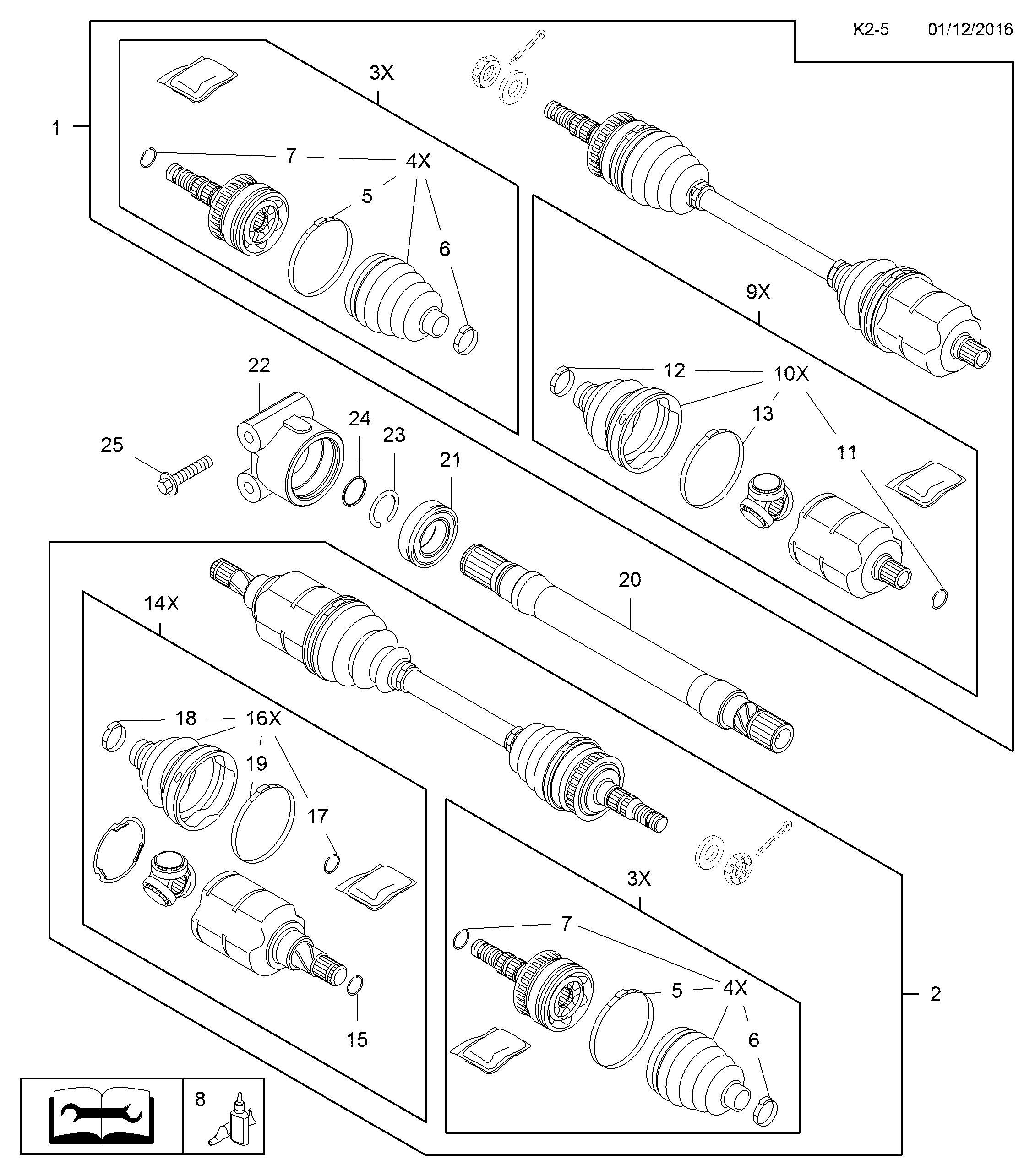 Opel 1603260 - Пыльник, приводной вал www.autospares.lv