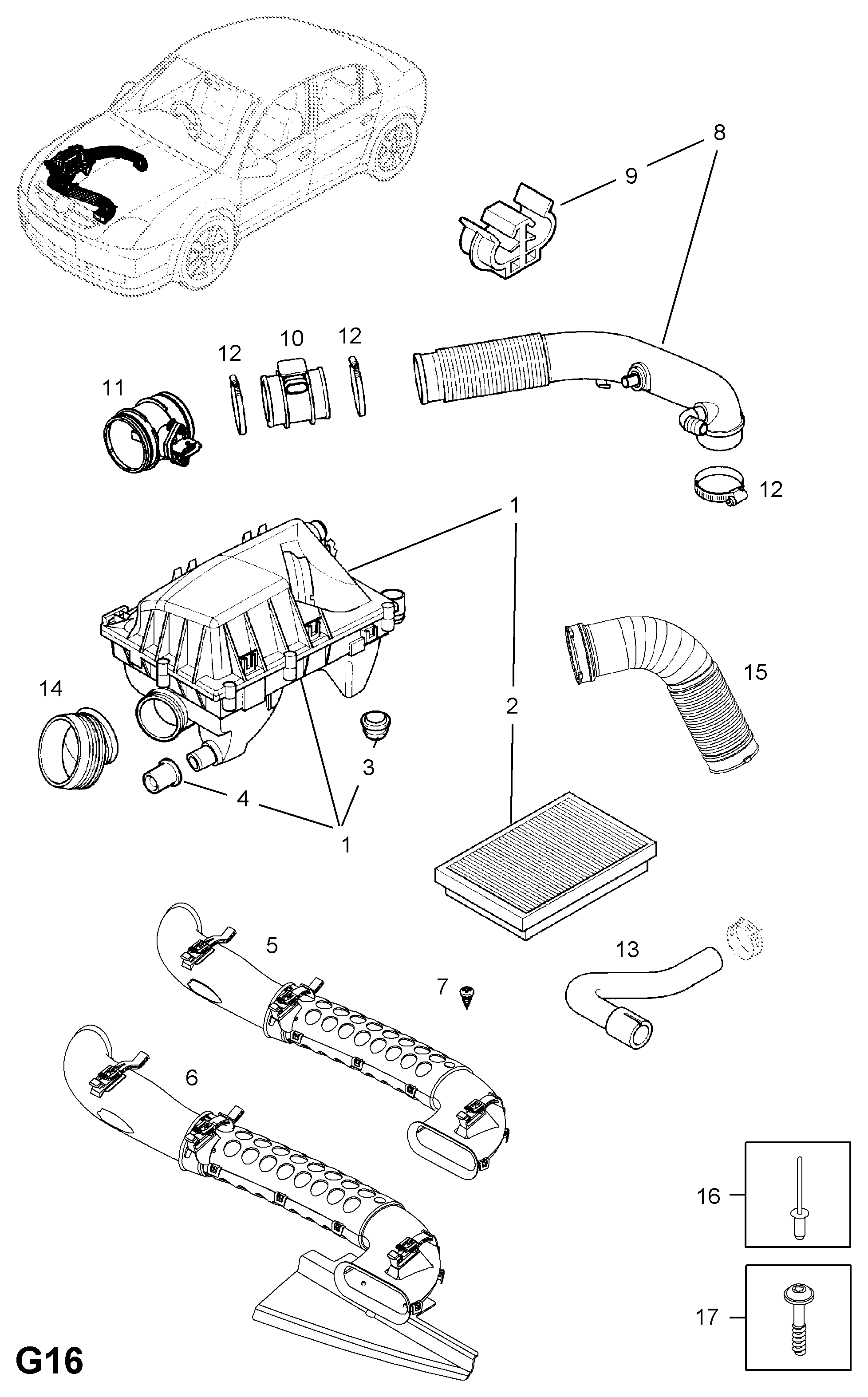 DAEWOO 836583 - Gaisa masas mērītājs autospares.lv