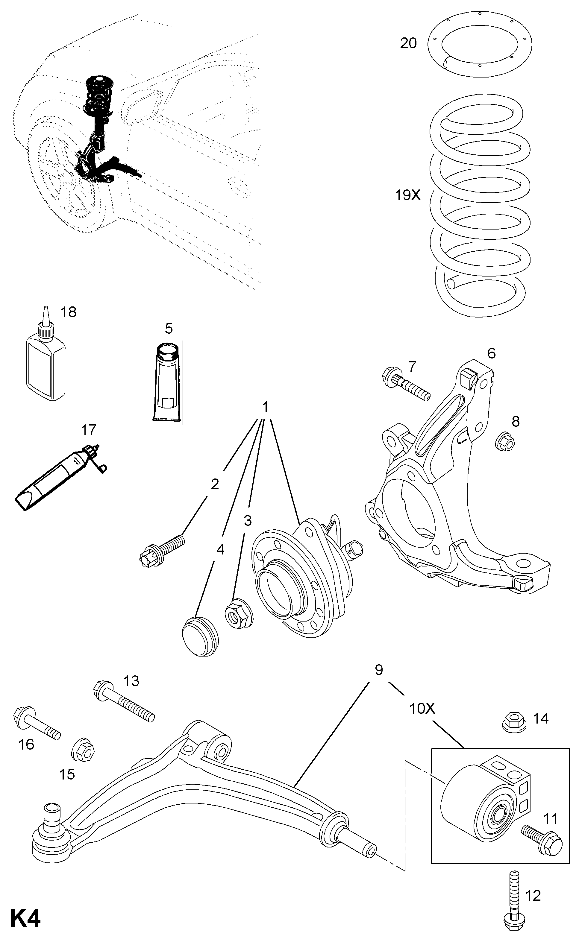 FIAT 352052 - Neatkarīgās balstiekārtas svira, Riteņa piekare autospares.lv