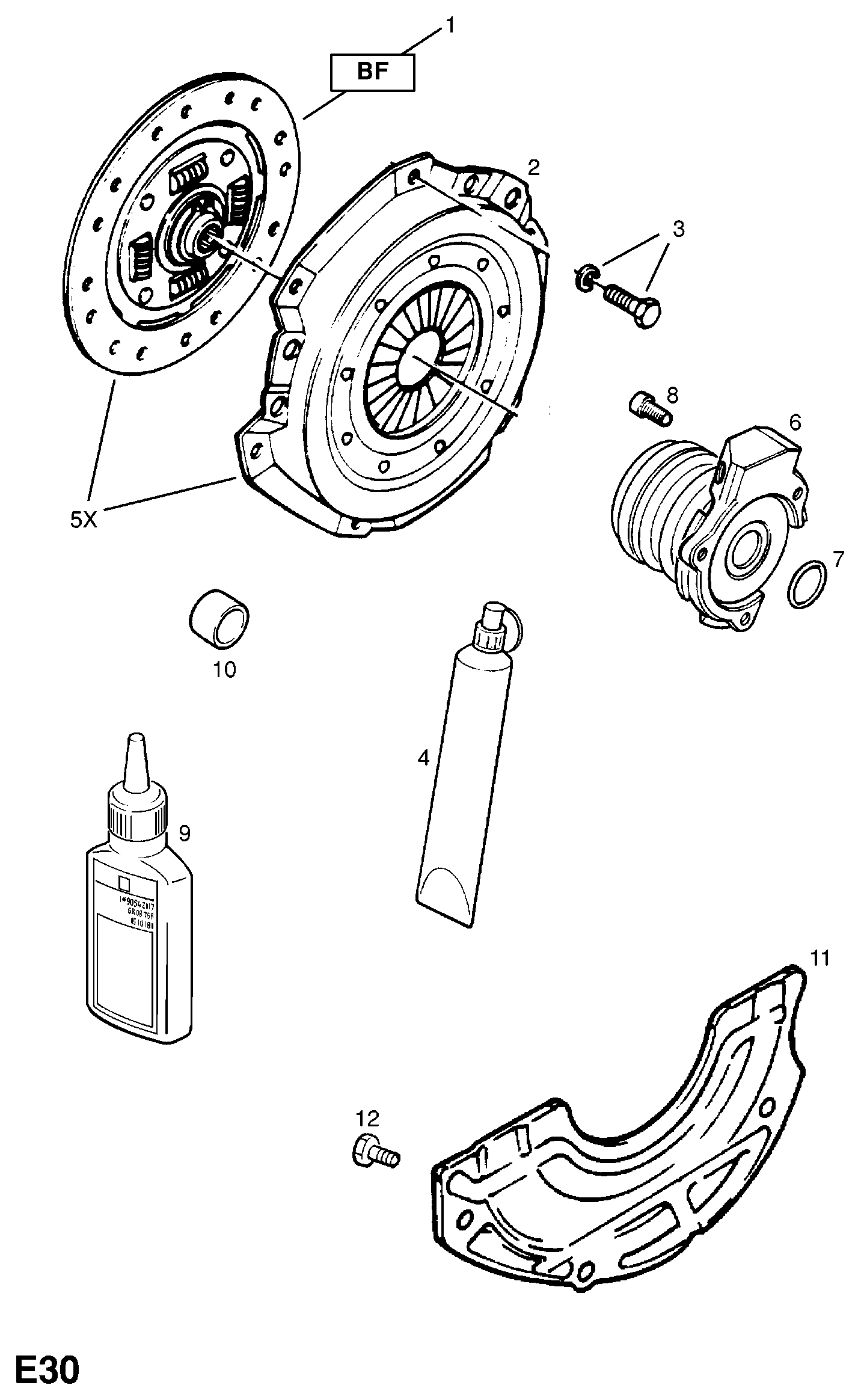 FIAT 679344 - Centrālais izslēdzējmehānisms, Sajūgs autospares.lv