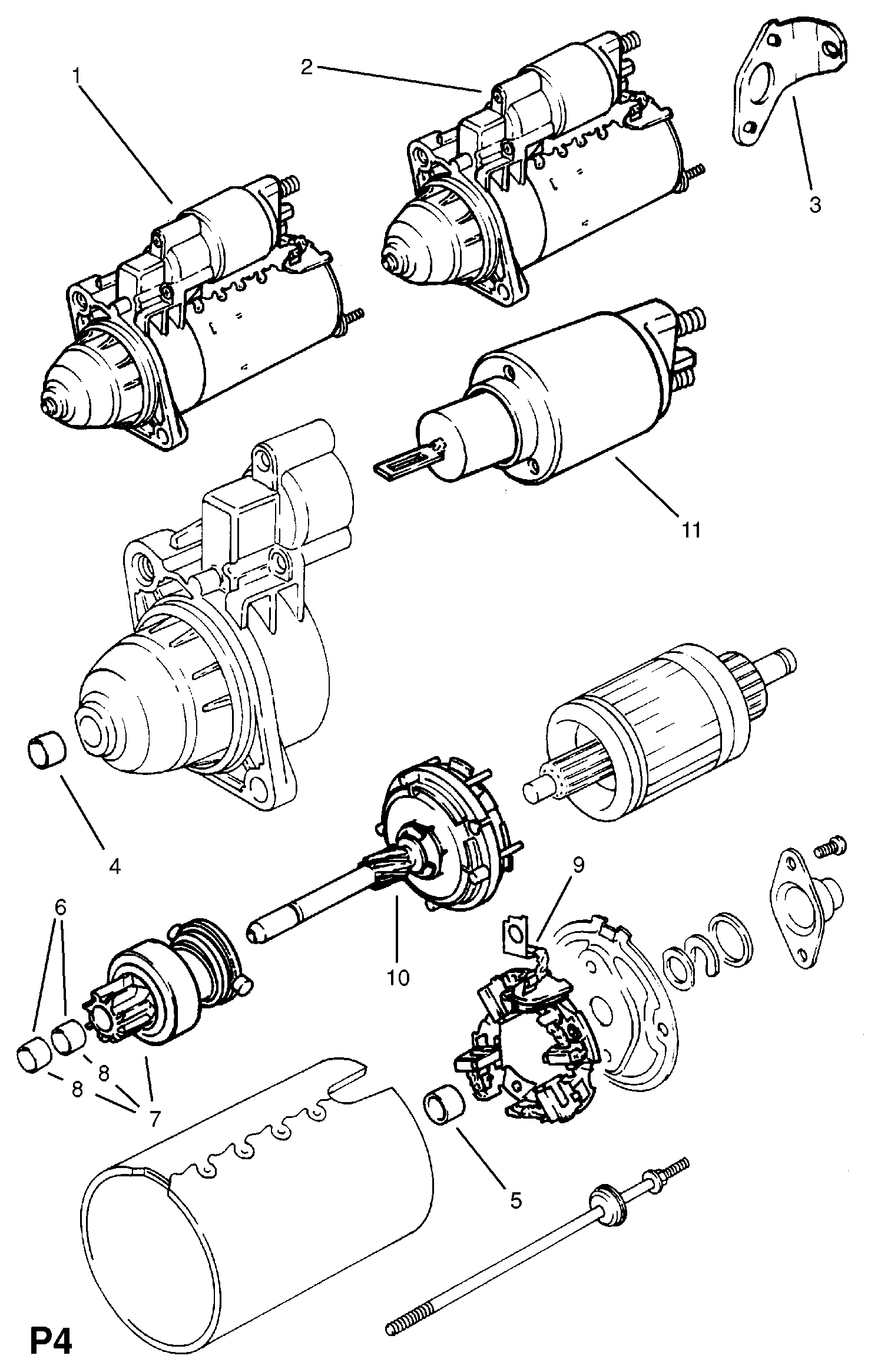 Opel 12 02 138 - Стартер www.autospares.lv