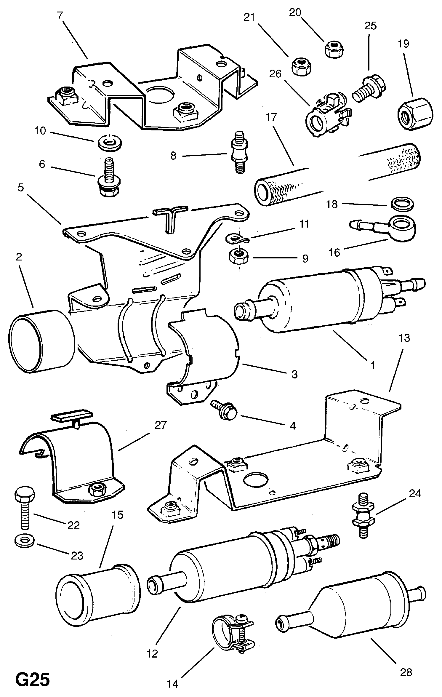 Opel 8 15 004 - Degvielas sūknis autospares.lv