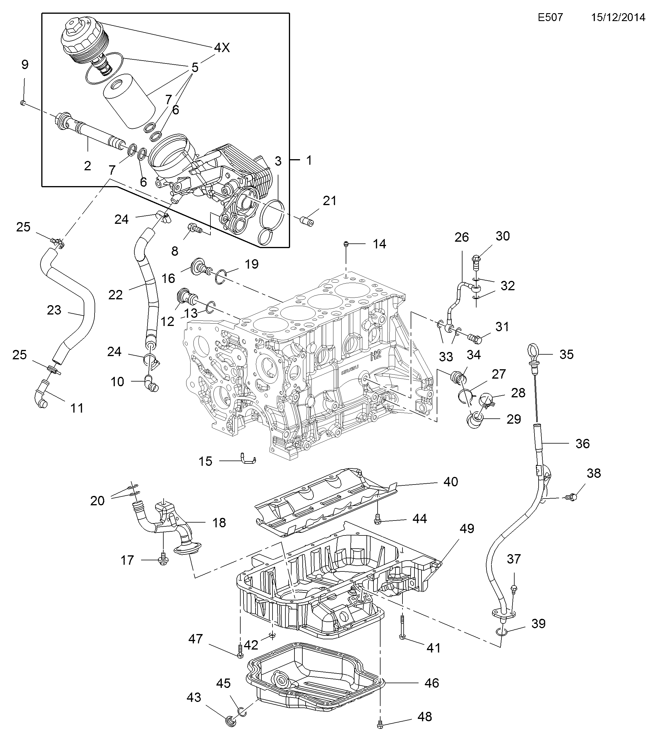 Opel 6 52 976 - Korķis, Eļļas vācele autospares.lv