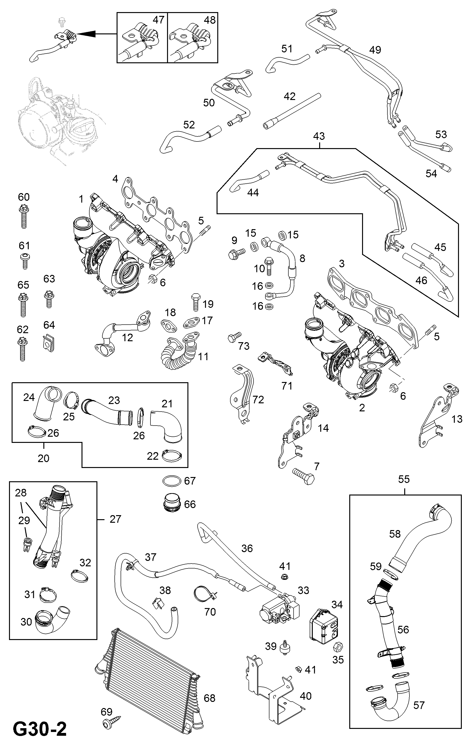 Vauxhall 860072 - Турбина, компрессор www.autospares.lv