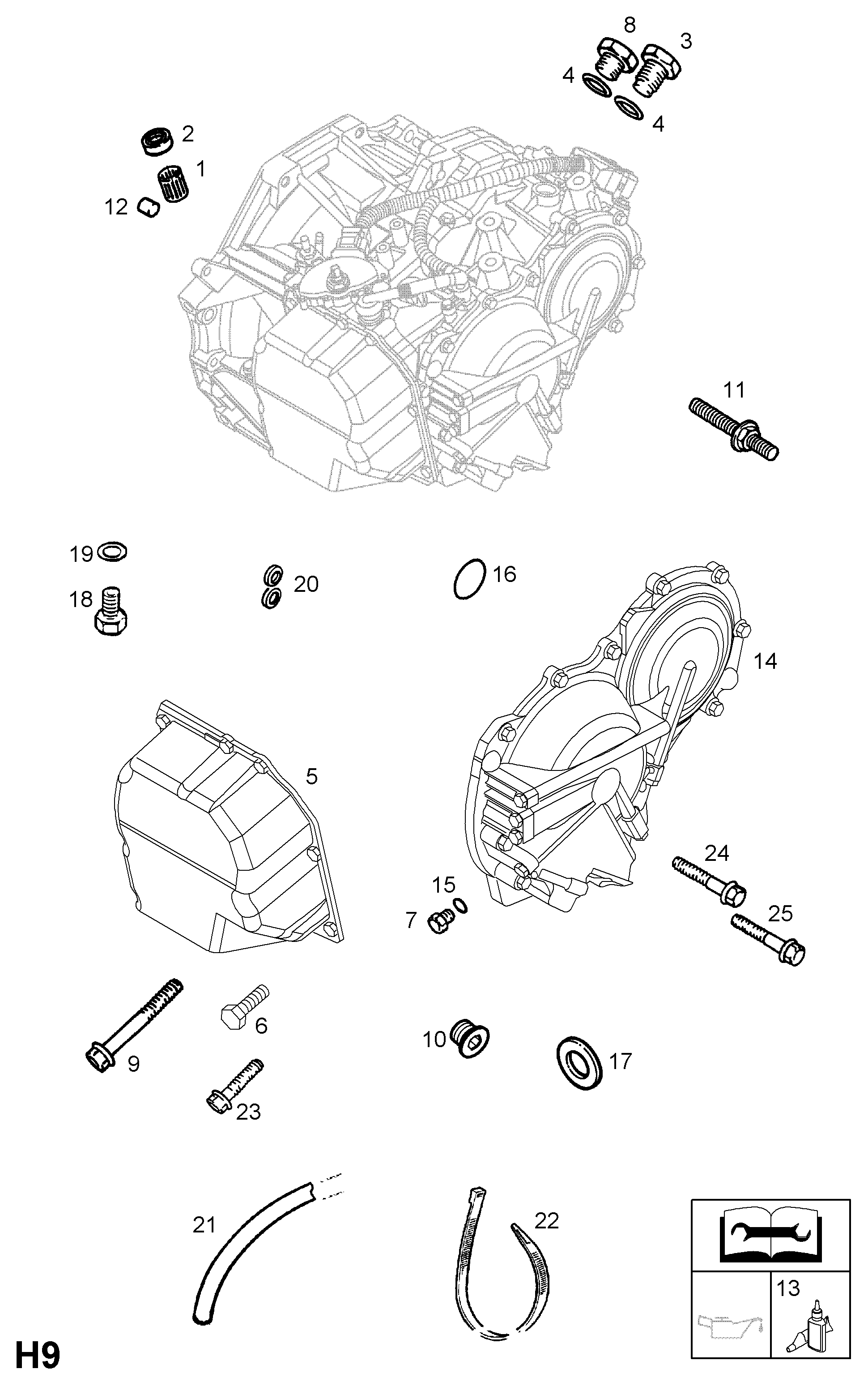 Opel 705484 - Blīve, Ieplūdes kolektors autospares.lv