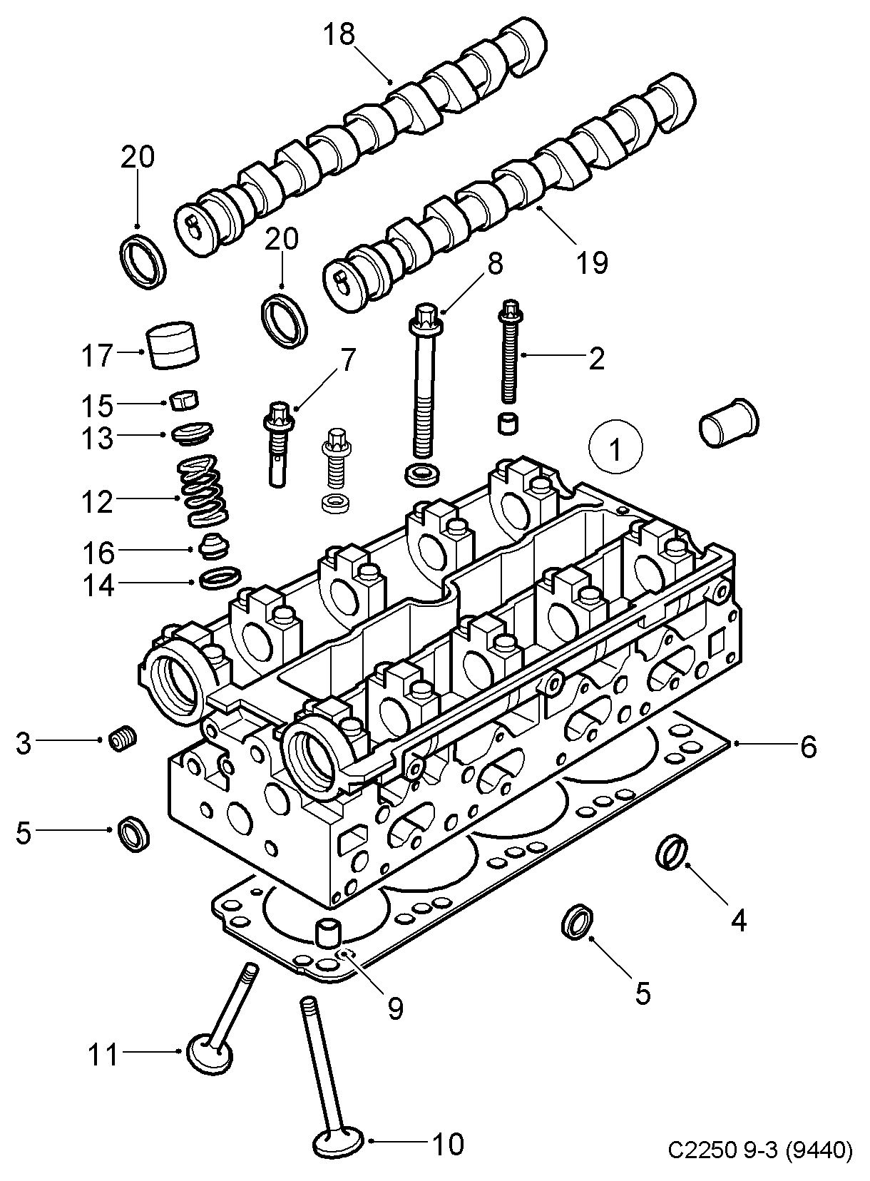 Opel 90 298 390 - Vārpstas blīvgredzens, Sadales vārpsta www.autospares.lv