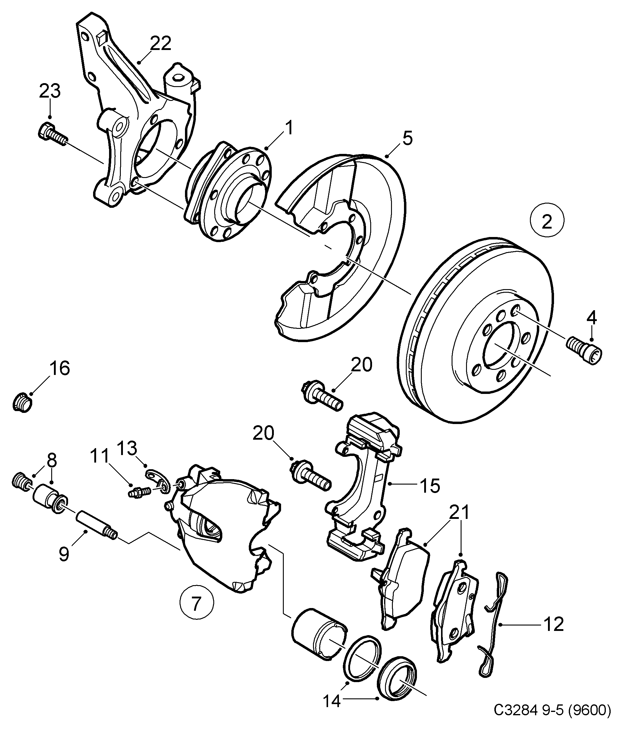 Vauxhall 32025723 - Bremžu diski autospares.lv