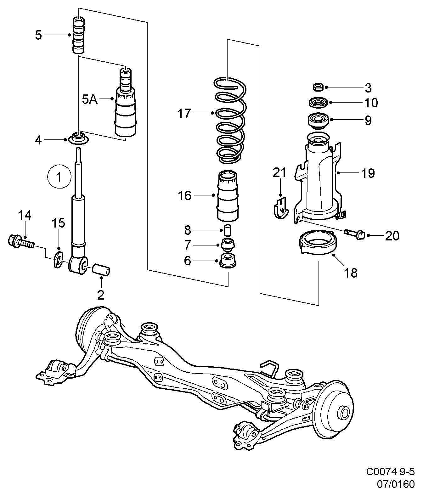 SAAB 5238514 - Amortizators autospares.lv