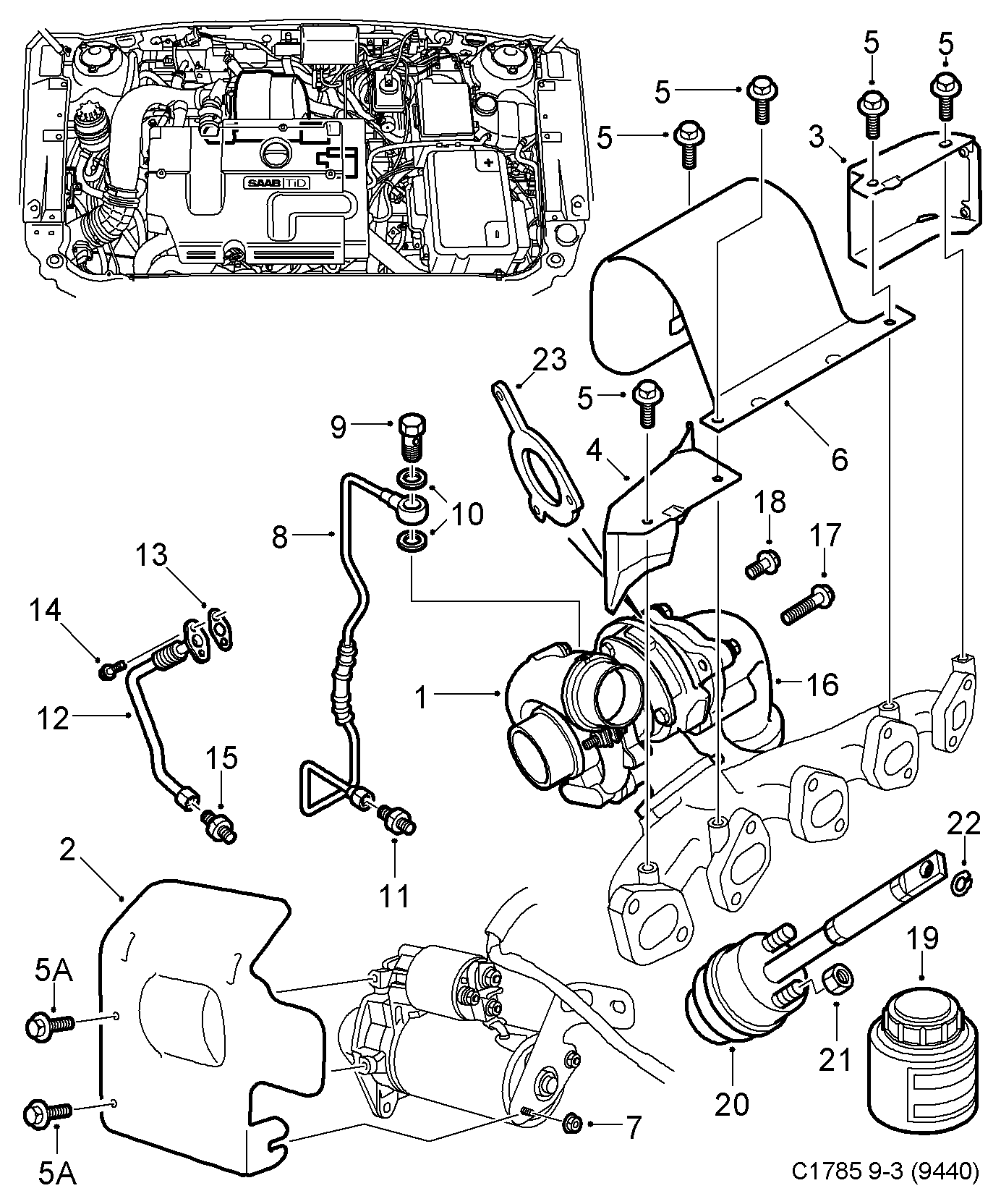 Opel 24445062 - Турбина, компрессор www.autospares.lv