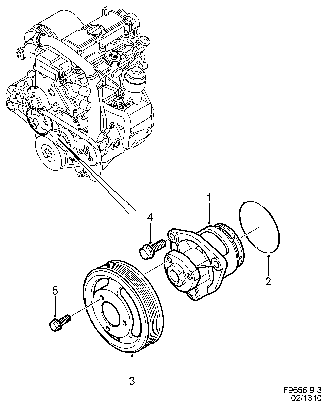 Vauxhall 4772711 - Ūdenssūknis autospares.lv